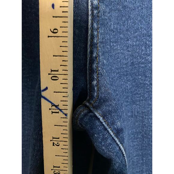 Judy Blue High Rise Straight Leg Dark Blue Jeans Classic Size 14W Plus Size - Picture 13 of 16
